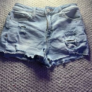 SO Ripped jeans shorts